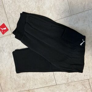 Puma Black Casual Joggers Sz L